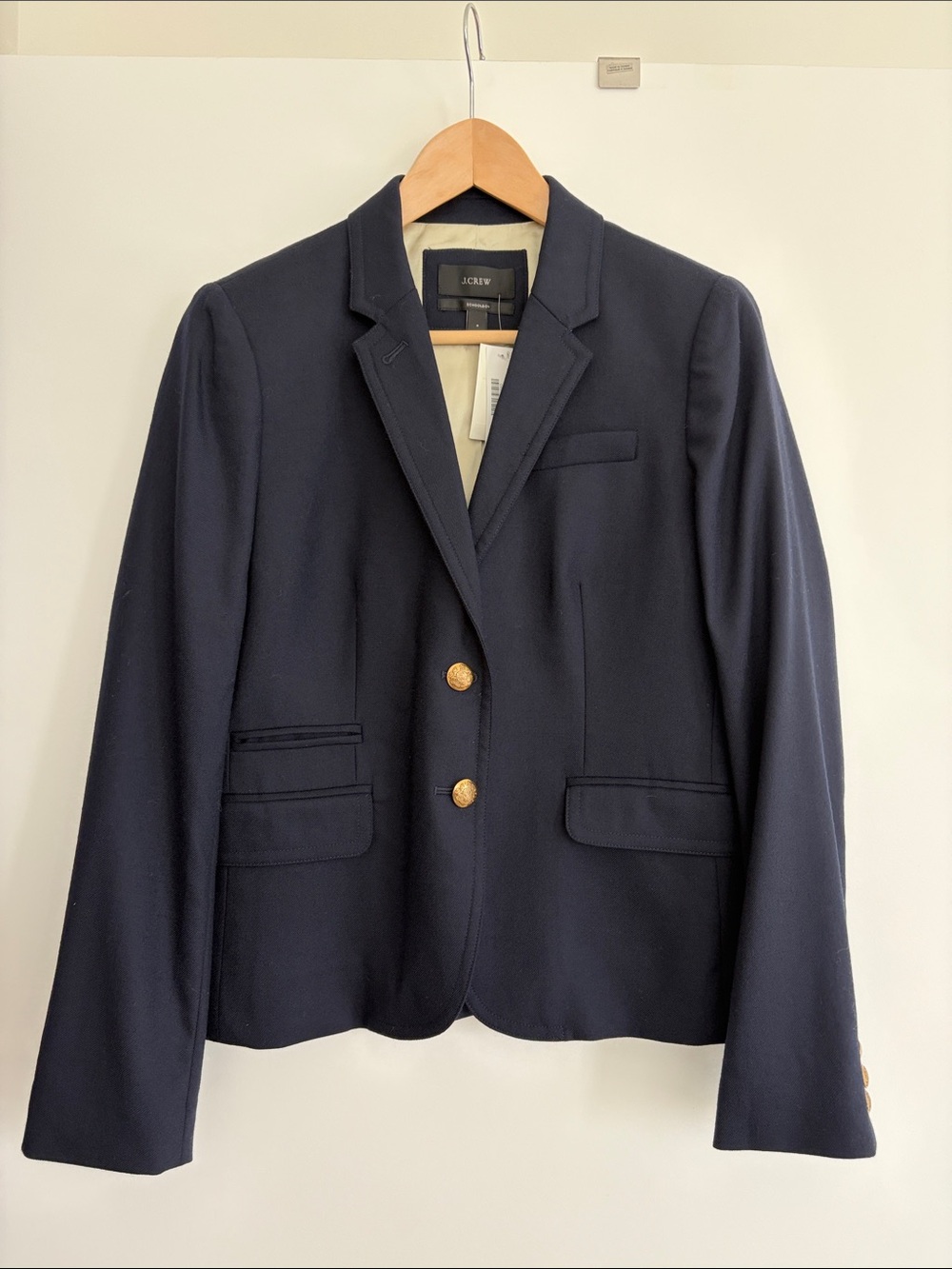 J.Crew Schoolboy Wool Blazer Navy - Size 6